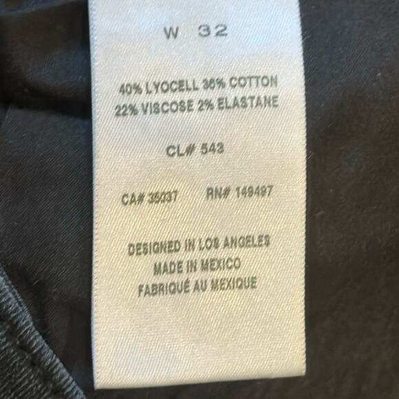 Sam Edelman Women's The Stiletto High Rise Skinny Crop Jean Black Wash Size 32 - Picture 8 of 9